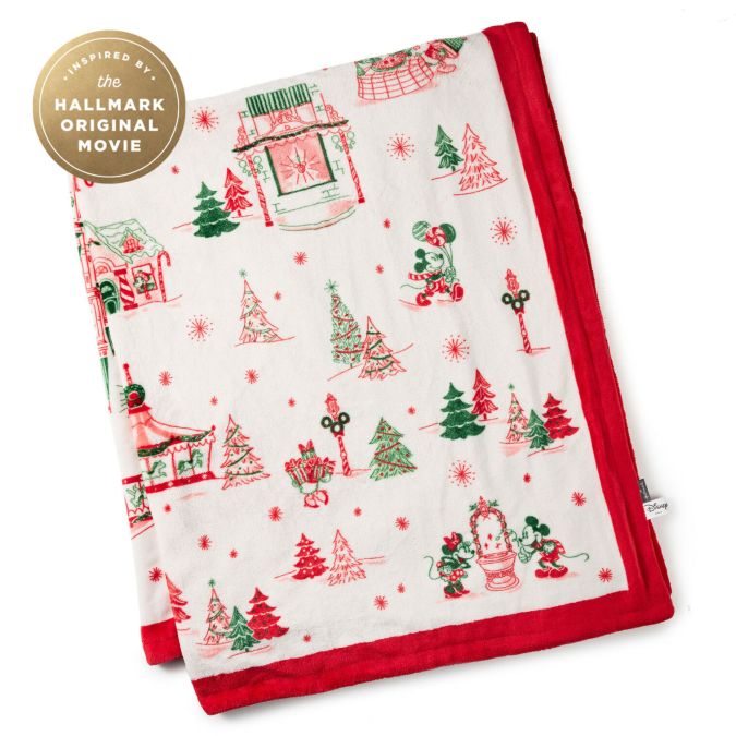 Hallmark + Disney Holiday Ever After Throw Blanket