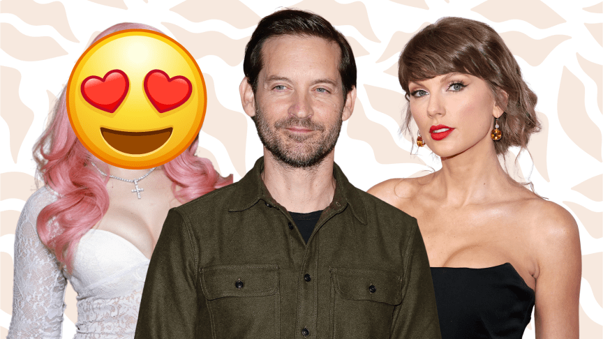 Ice Spice, Tobey Maguire and Taylor Swift