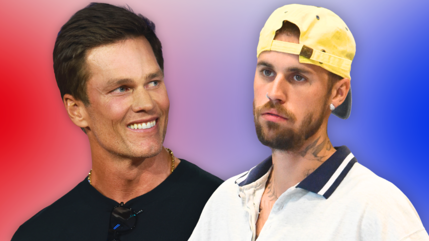 Tom Brady and Justin Bieber