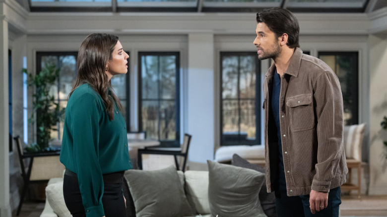 Josh Swickard and Amanda Setton