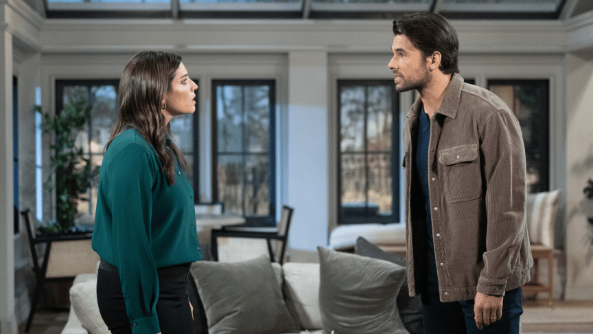 Josh Swickard and Amanda Setton