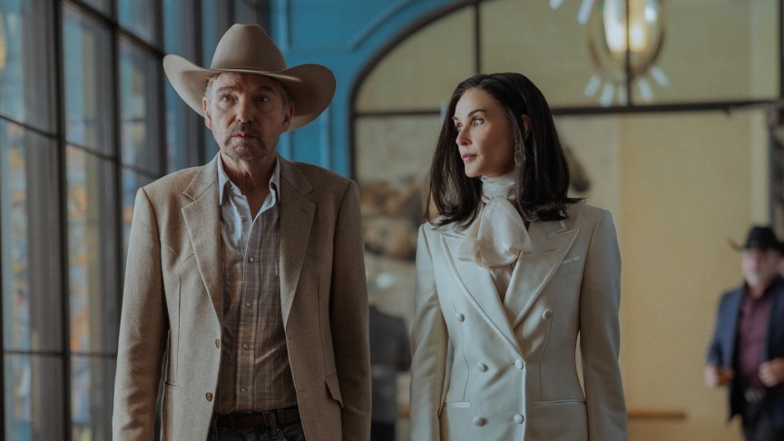 Billy Bob Thornton and Demi Moore in 'Landman'