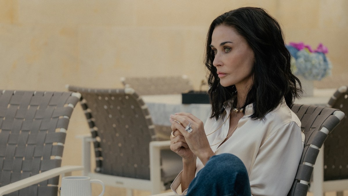 Demi Moore in a scene from 'Landman'