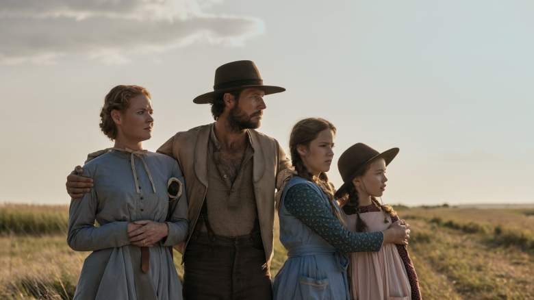 Crosby Fitzgerald, Luke Bracey, Skywalker Hughes and Alice Halsey in 'Little House on the Prairie'