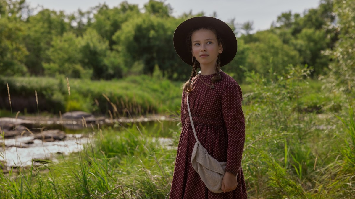 Alice Halsey as Laura Ingalls 'Little House on the Prairie.'