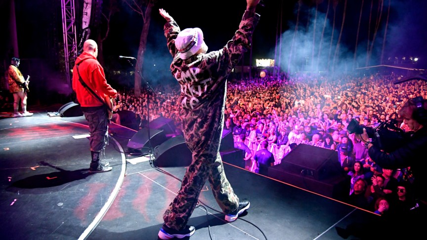 Limp Bizkit performs onstage