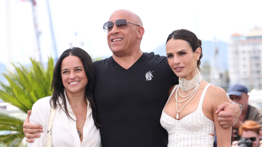 Michelle Rodriguez, Vin Diesel and Jordana Brewster
