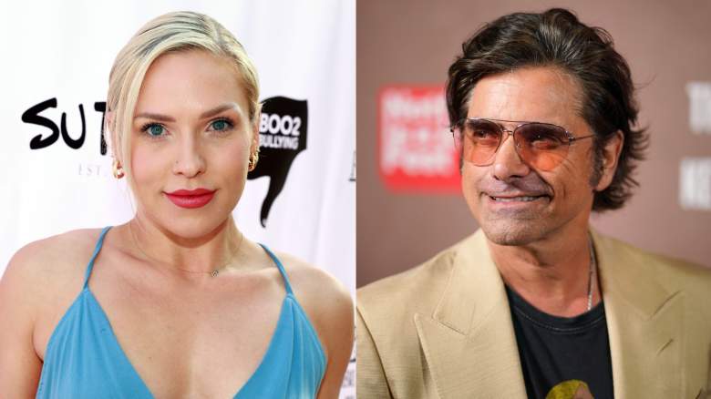 Sharna Burgess and John Stamos