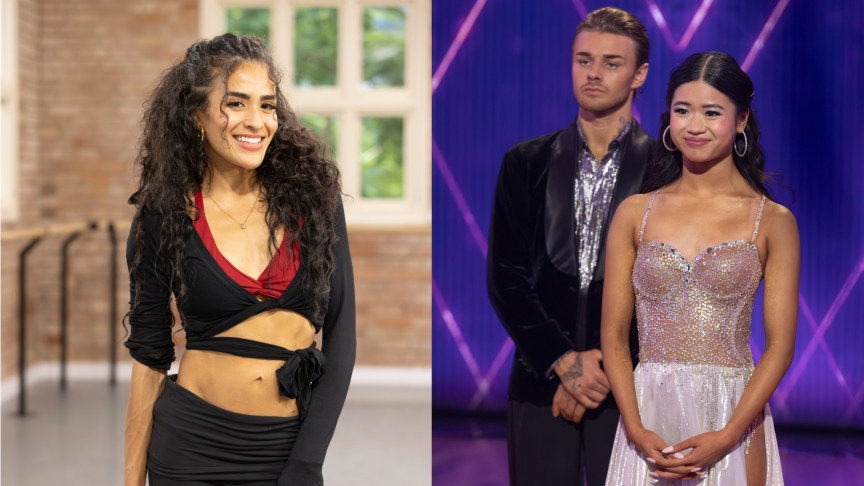 Stephani Sosa, Erik Linder, and Natalie Jolley from "Dancing With the Stars: The Next Pro"