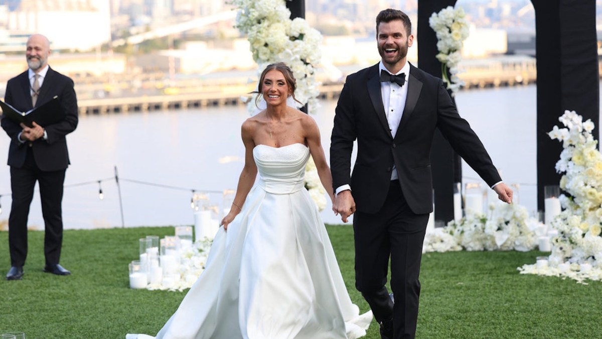 Bride Courtney Landis and groom Nick Uhlenhuth.