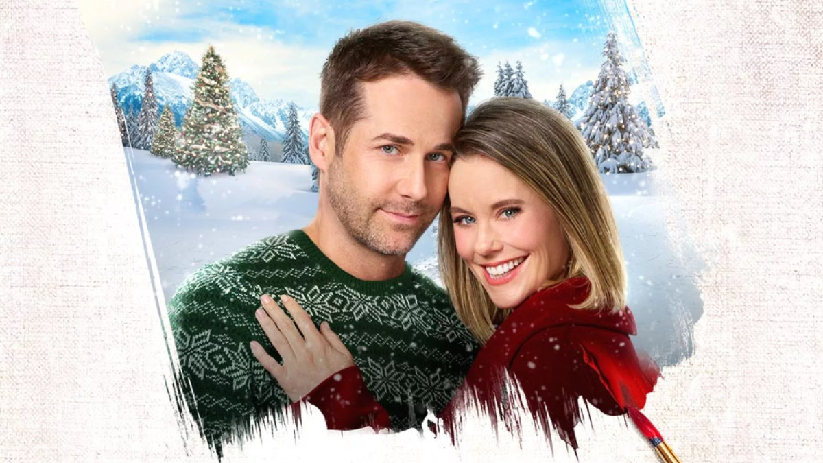 Niall Matter and Ashley Williams, Hallmark's "Never Kiss a Man in a Christmas Sweater"