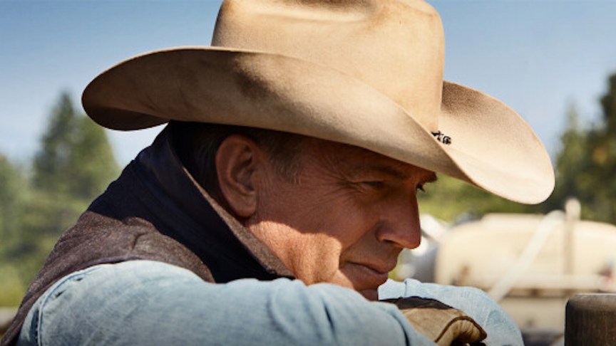 Kevin Costner in a promotional pic for 'Yellowstone'