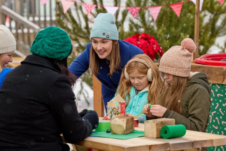 Katherine Barrell in Hallmark's "O Little Christmas Market"