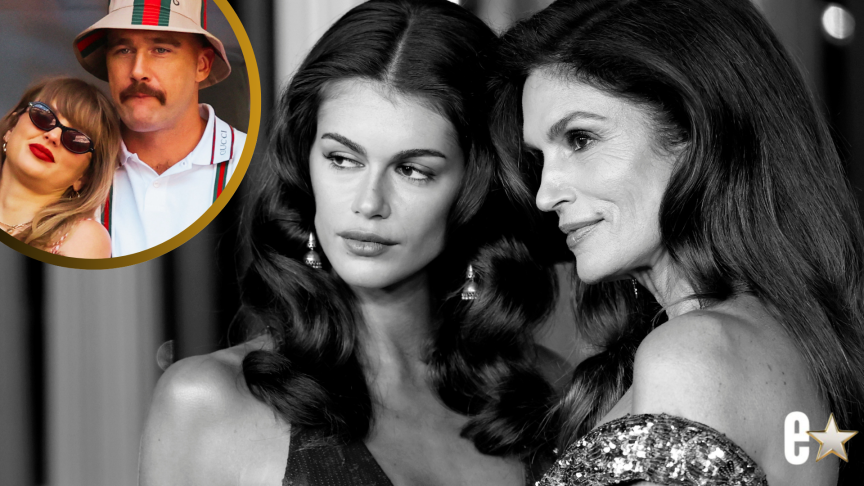 Cindy Crawford, 60, Twins With Daughter Kaia Gerber, 24, at Taylor Swift’s Wedding