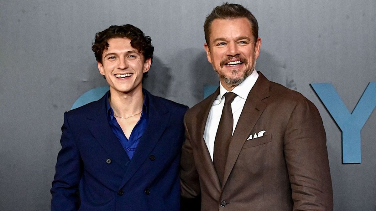 Tom Holland and Matt Damon
