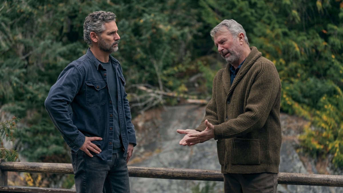 Eric Bana and Sam Neill in 'Untamed.'