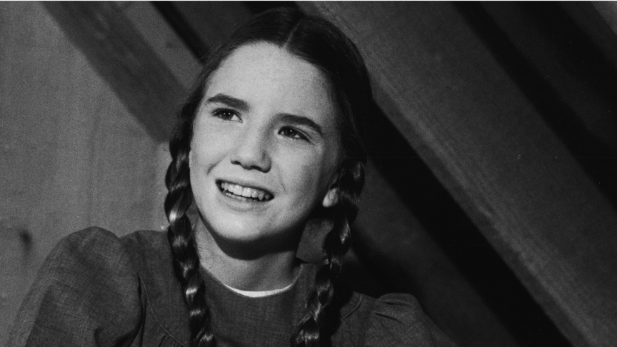 Melissa Gilbert smiles in braids