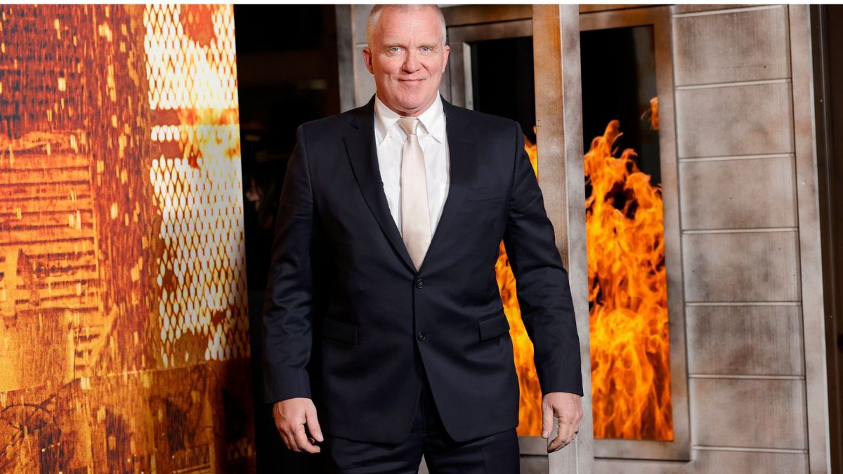 Anthony Michael Hall attends the costume party premiere of "Halloween Kills" at TCL Chinese Theatre.