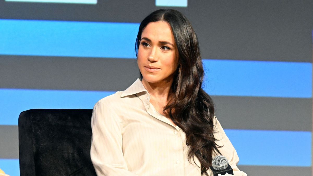 Meghan, Duchess of Sussex speaks onstage during the Breaking Barriers, Shaping Narratives: How Women Lead On and Off the Screen panel during the 2024 SXSW Conference and Festival at Austin Convention Center.