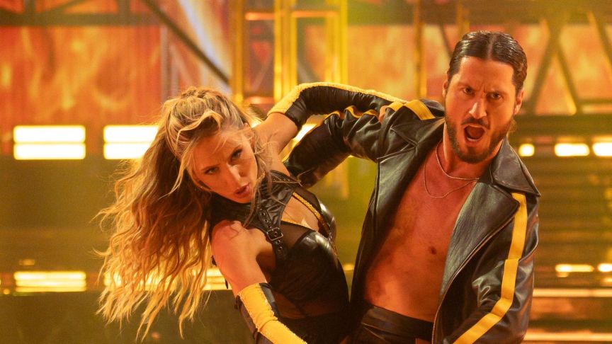 Alix Earle and Val Chmerkovskiy