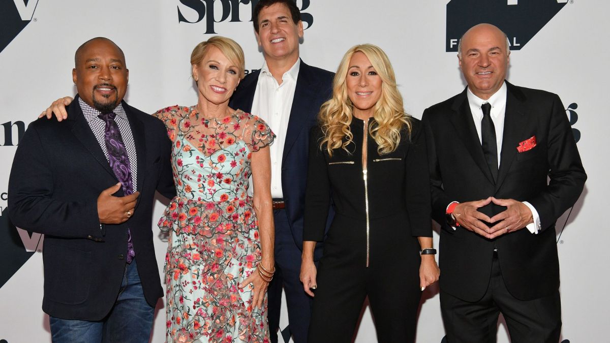 Daymond John, Barbara Corcoran, Mark Cuban, Lori Greiner and Kevin O'Leary attend the Tribeca Talks Panel: 10 Years Of "Shark Tank" during the 2018 Tribeca TV Festival at Spring Studios.