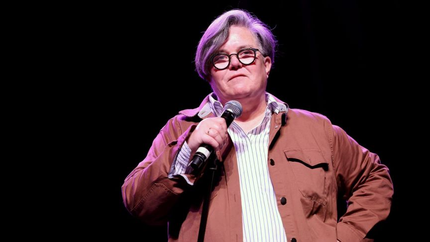 Rosie O'Donnell performs onstage during FRIENDLY HOUSE LA Comedy Benefit, hosted by Rosie O'Donnell, at The Fonda Theatre.