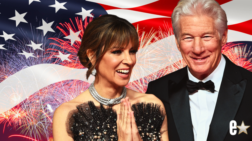 Richard Gere, Alejandra Silva Pose With Sons