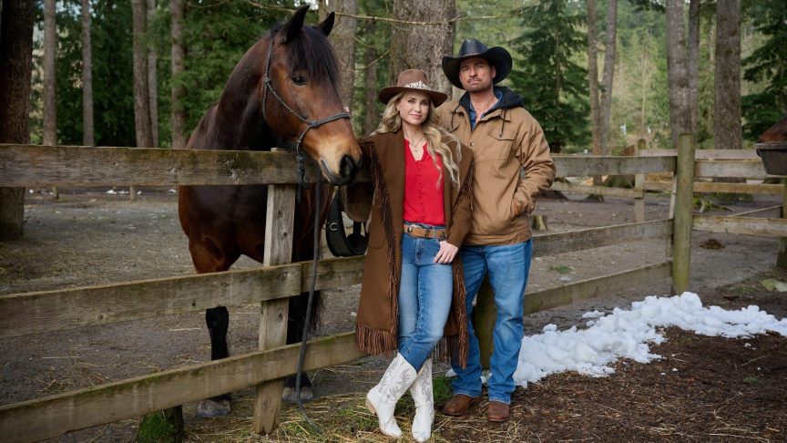 Fiona Gubelmann and Warren Christie