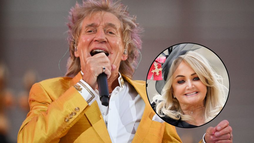 Sir Rod Stewart and Bonnie Tyler.