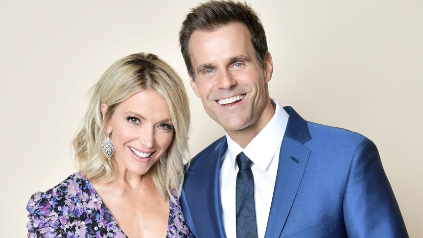 Debbie Matenopoulos and Cameron Mathison hosted Hallmark's "Home & Family"