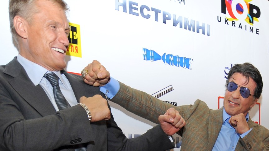Dolph Lundgren and Sylvester Stallone