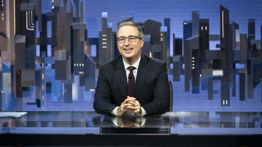 John Oliver hosting 'Last Week Tonight'
