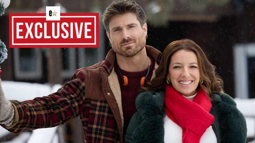 Marcus Rosner & Vanessa Lengies in "Snowbound for the Holidays"