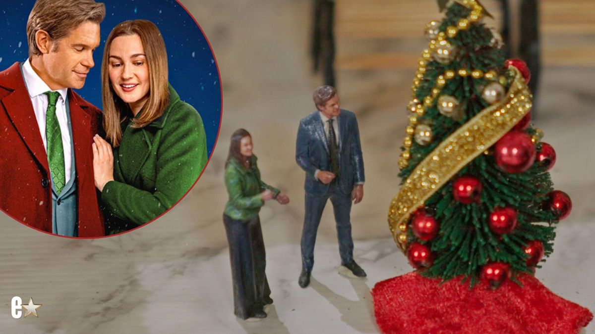 Miniature figurines of Stephen Huszar and Kat Barrell were made for "O Little Christmas Market"