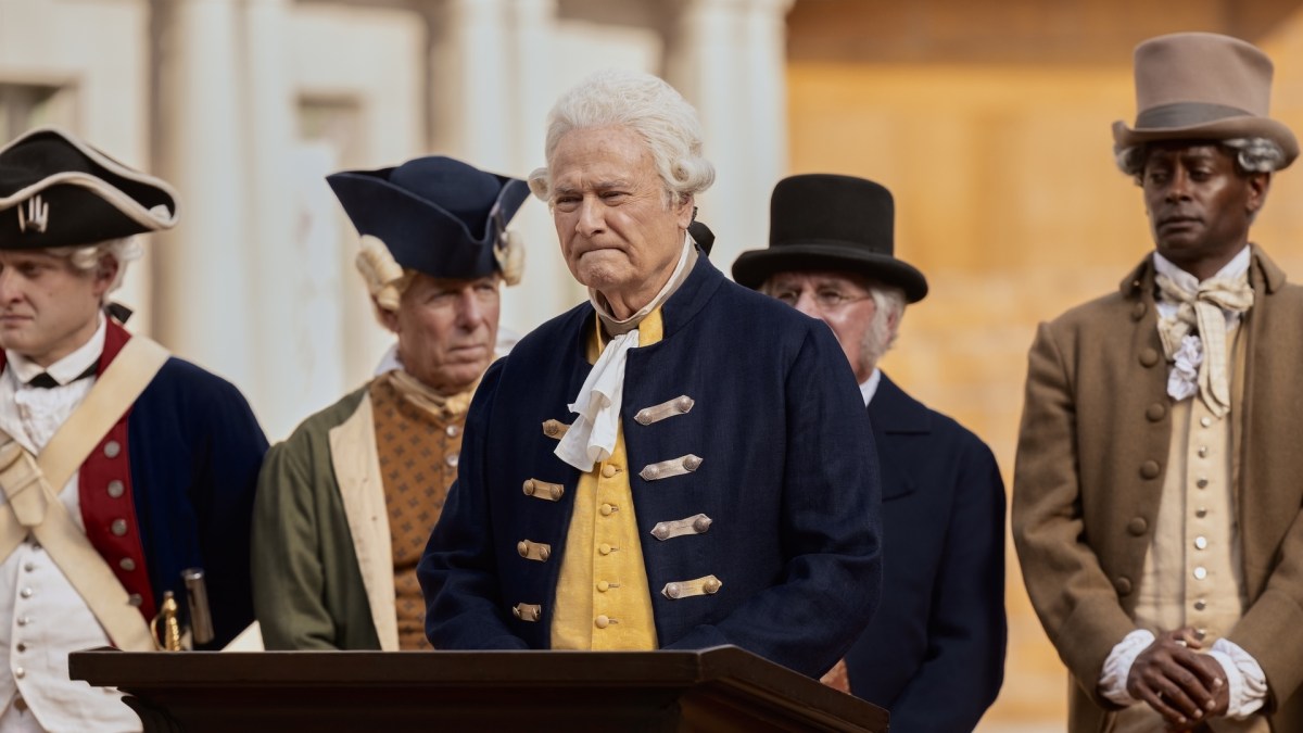 Rob Reiner as George Washington in HBO's 'Life, Larry and the Pursuit of Unhappiness'