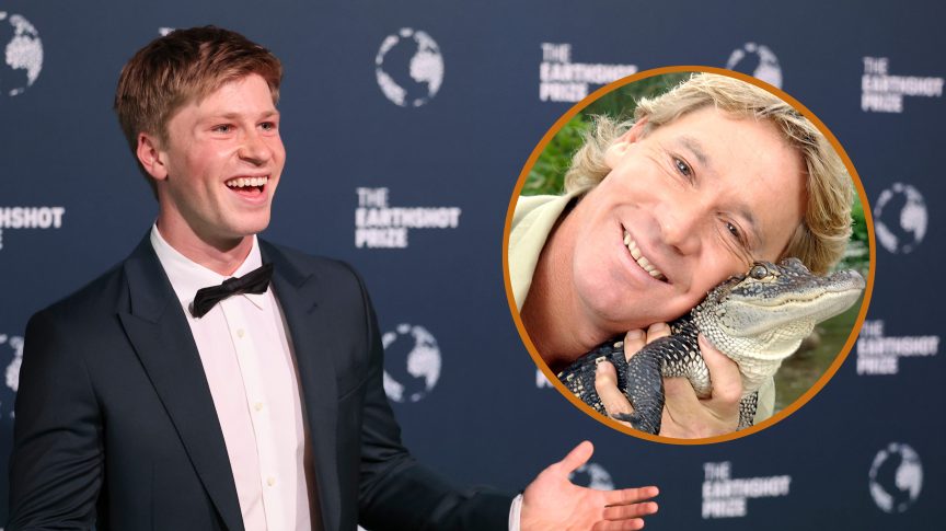 Robert Irwin and Steve Irwin.
