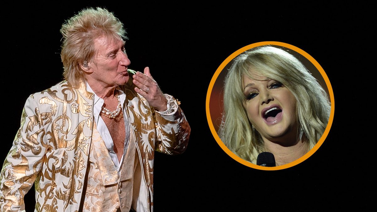Sir Rod Stewart and Bonnie Tyler.