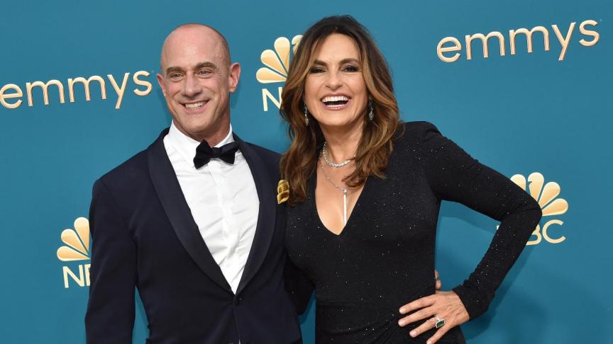 Mariska Hargitay with Chris Meloni