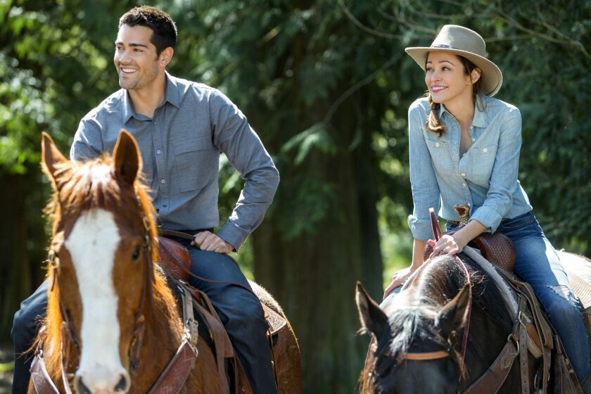 Jesse Metcalfe and Autumn Reeser in Hallmark's "A Country Wedding"