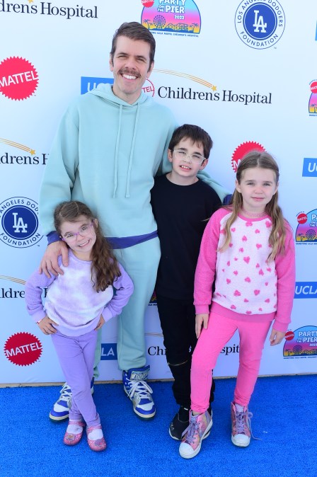 Perez Hilton and children Party on the Pier