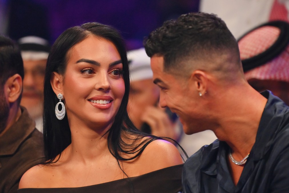 Cristiano Ronaldo and his wife Georgina Rodr&iacute;guez