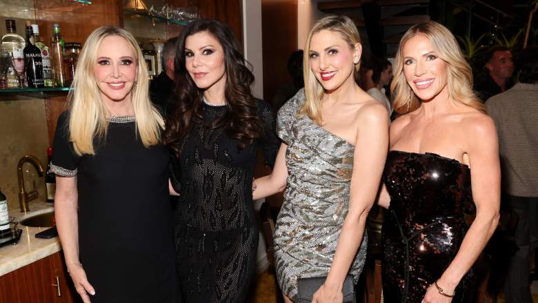 Shannon Beador, Heather Dubrow, Gina Kirschenheiter and Jenn Pedranti attend the GLAAD Tidings event in Los Angeles.