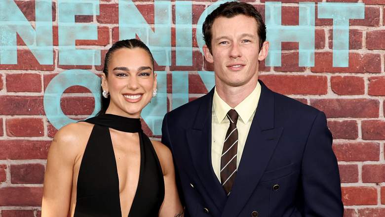 Dua Lipa and Callum Turner attend the "One Night Only" New York Premiere at SVA Theater on August 03, 2026 in New York City.