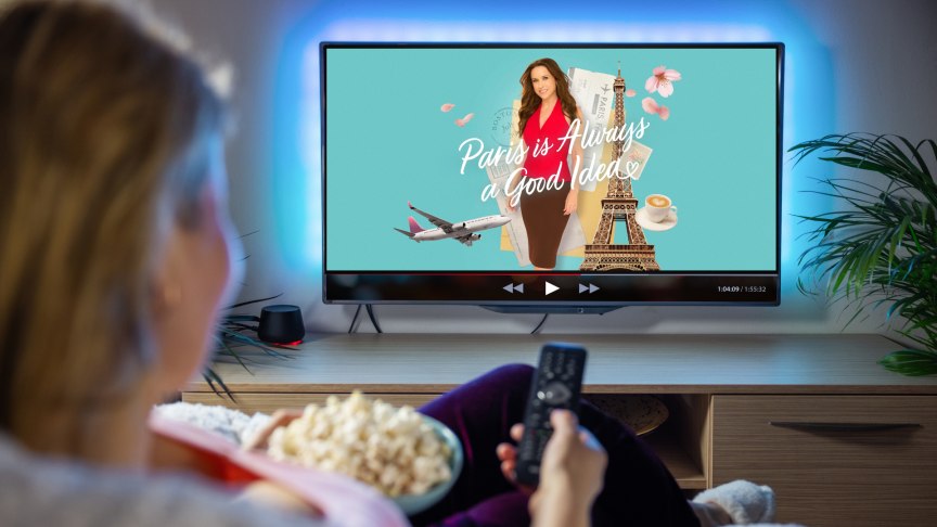 "Paris Is Always a Good Idea" from Hallmark+ starring Lacey Chabert