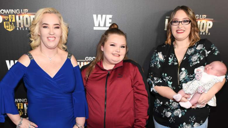 June Shannon, Alana Thompson, Lauryn 'Pumpkin' Shannon and Ella Grace Efird attend an event