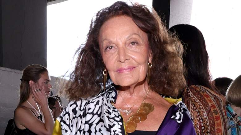 Diane von Furstenberg poses at an event