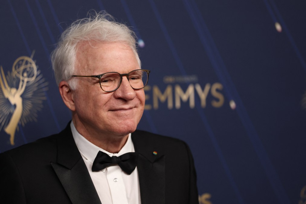 Steve Martin arrives for the 77th Primetime Emmy Awards