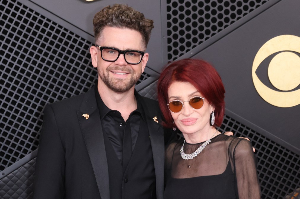 Jack Osbourne and Sharon Osbourne.