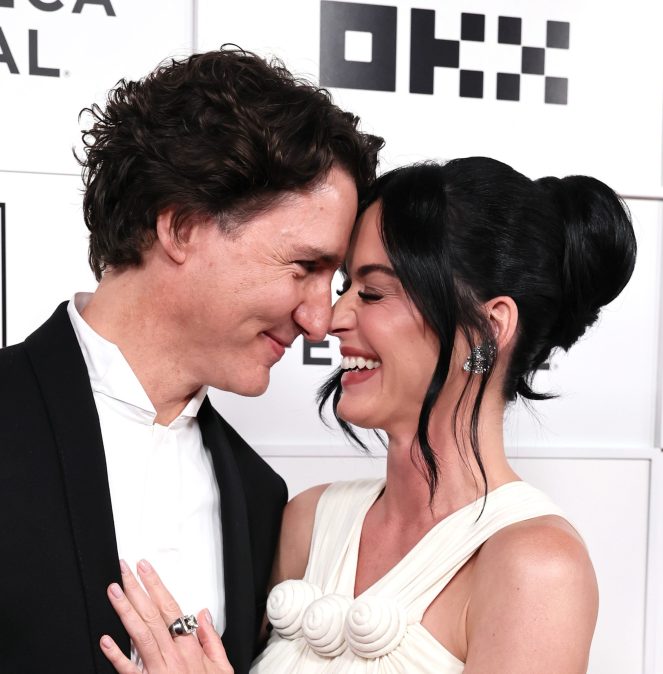 Justin Trudeau and Katy Perry.