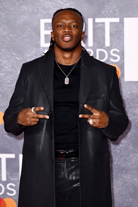 KSI attends The BRIT Awards 2025